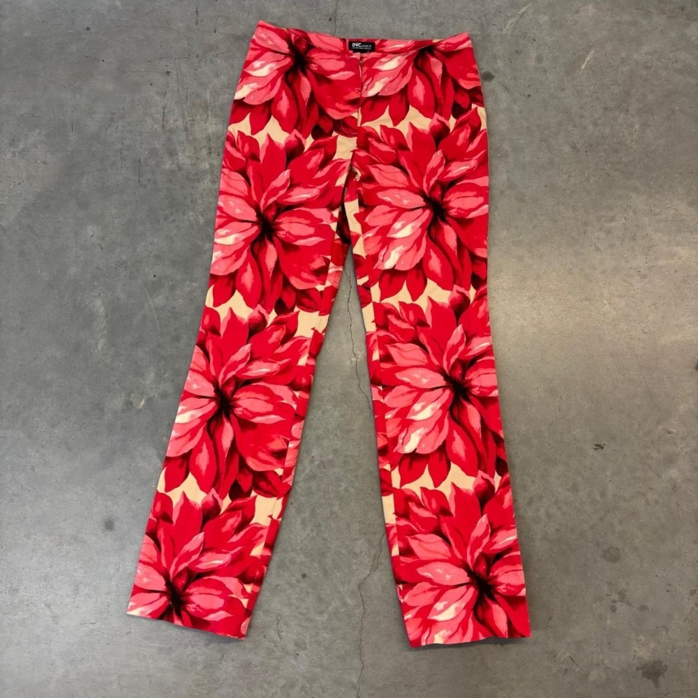 INC floral trouser pant